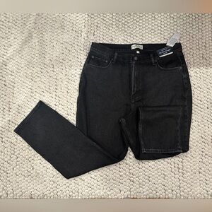 Abercrombie & Fitch Black Straight Leg Jeans